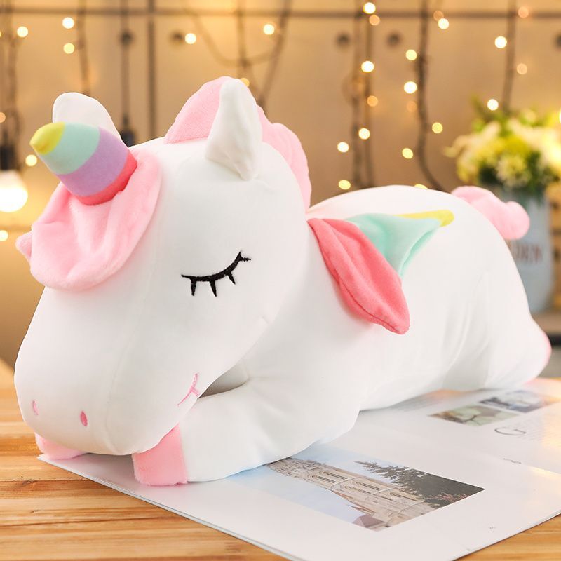 Giant Unicorn Plush Toy Soft Stuffed Soft Dolls Horse Pillow Children Girl Gifts