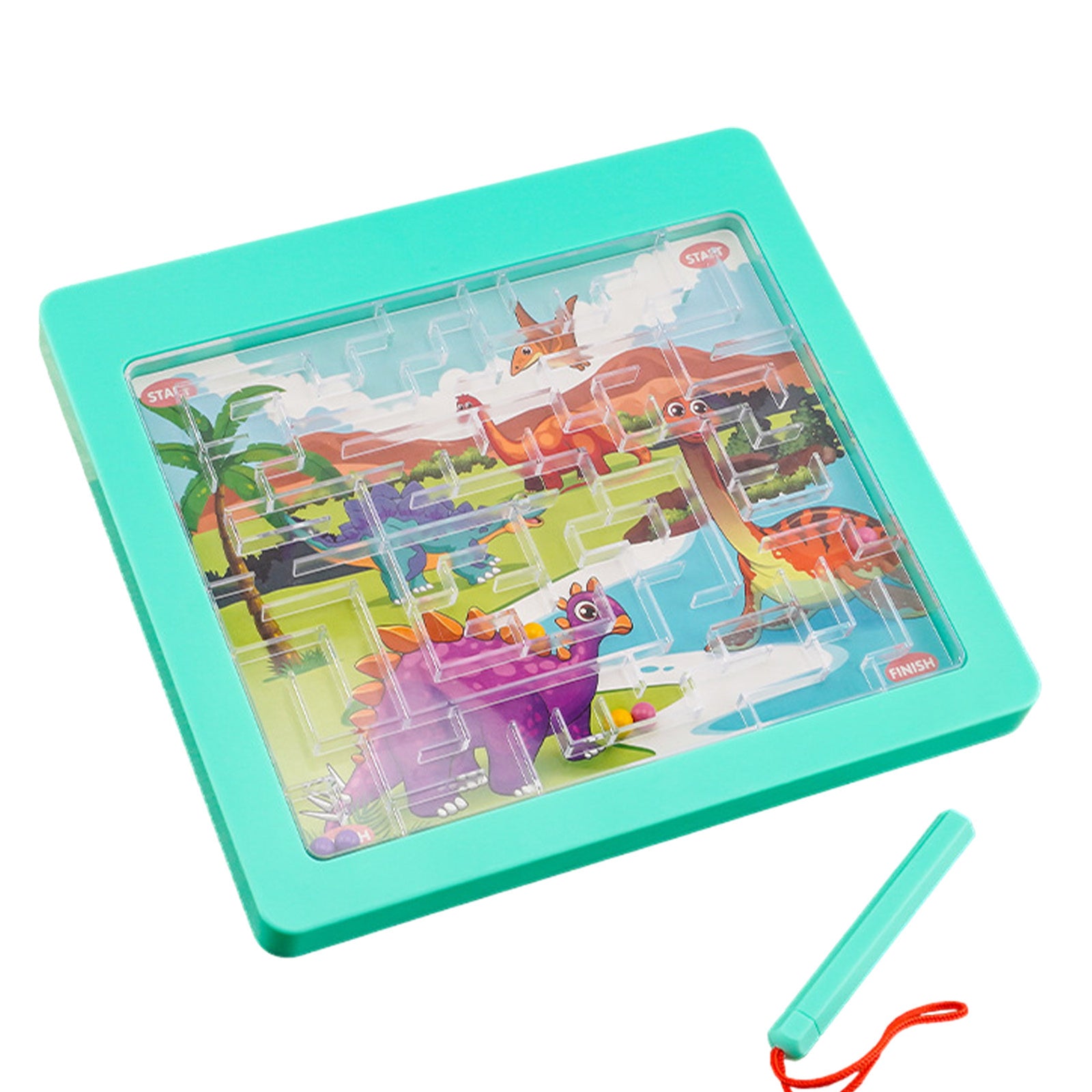 Magnetic Maze Bead Maze Creative Brain Teaser Magnetic Maze Board Game 