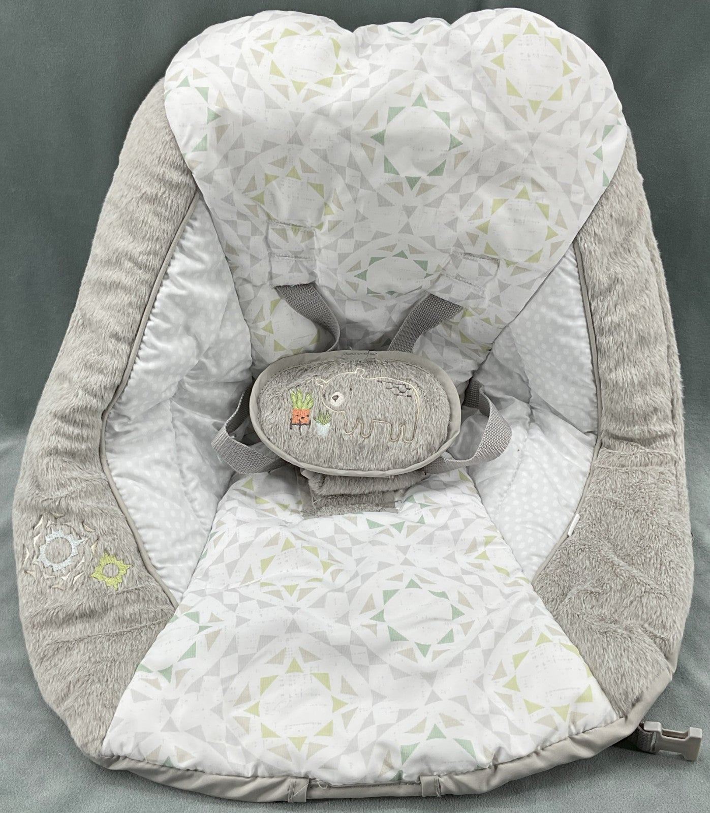 Ingenuity Inlighten Baby Bouncer Seat Nate Replacement Fabric Seat Cover