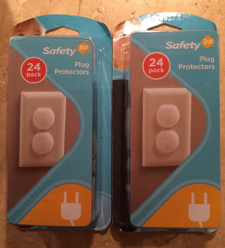 Lot of 2 Packs SAFETY 1ST Plug Protectors NIP New Sealed Baby Infant 48 Total