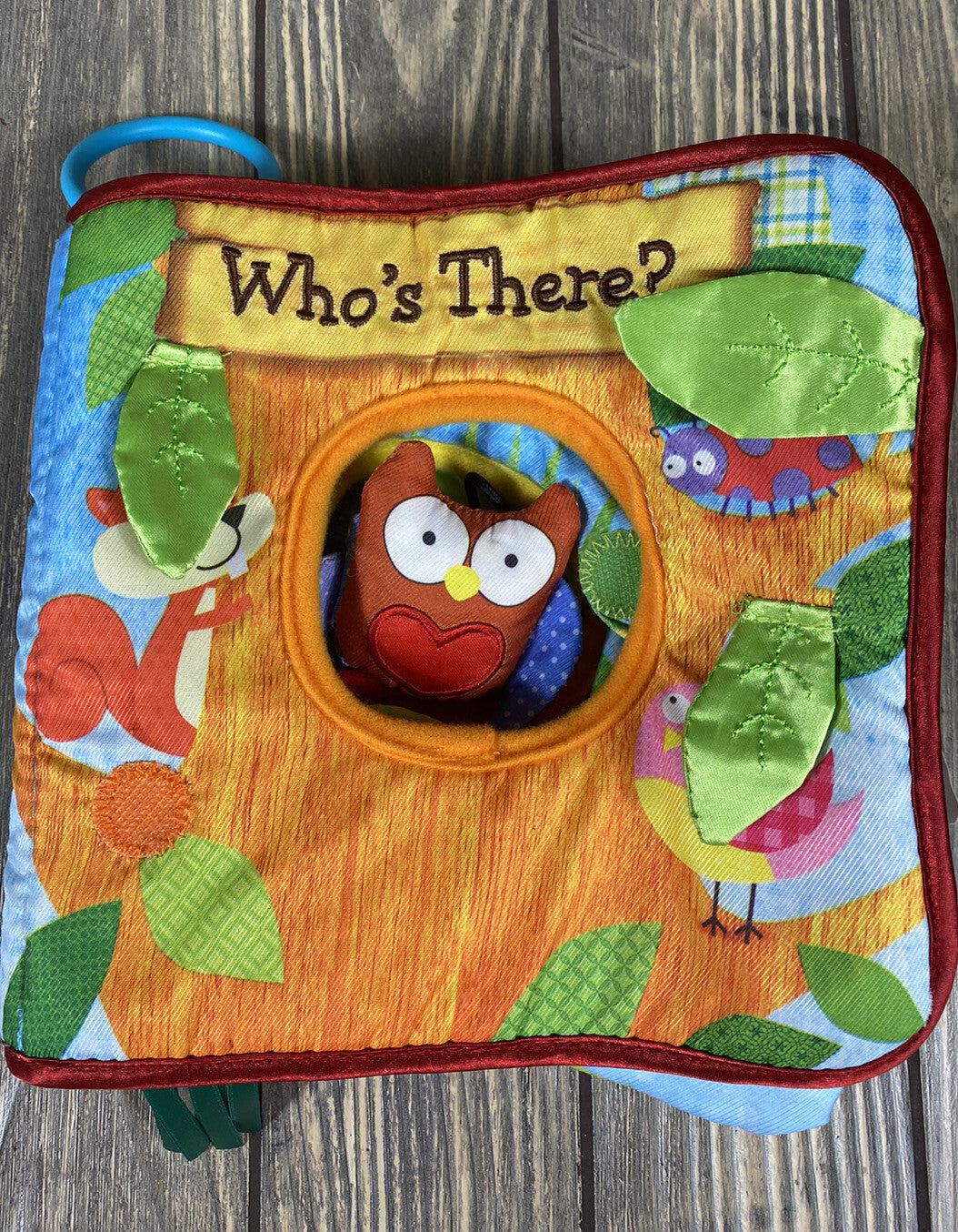 Kidsbook 2013 Whos There Soft Owl Book Baby Kids Toy