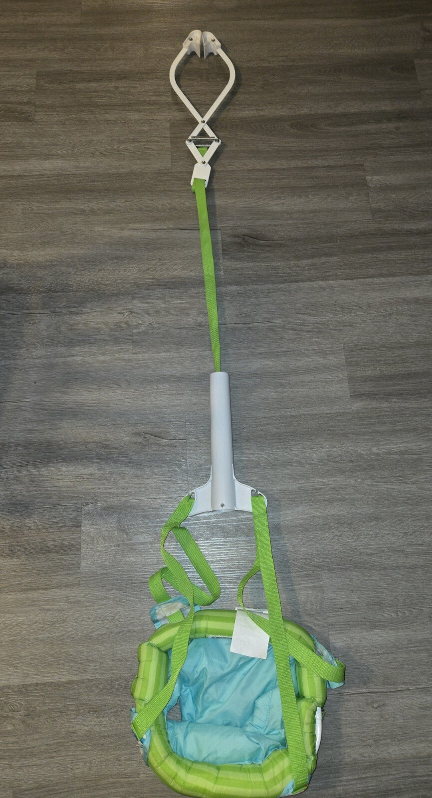 Evenflo Exersaucer Door Jumper-Forest Friends-Fish Pattern-Excellent Condition 