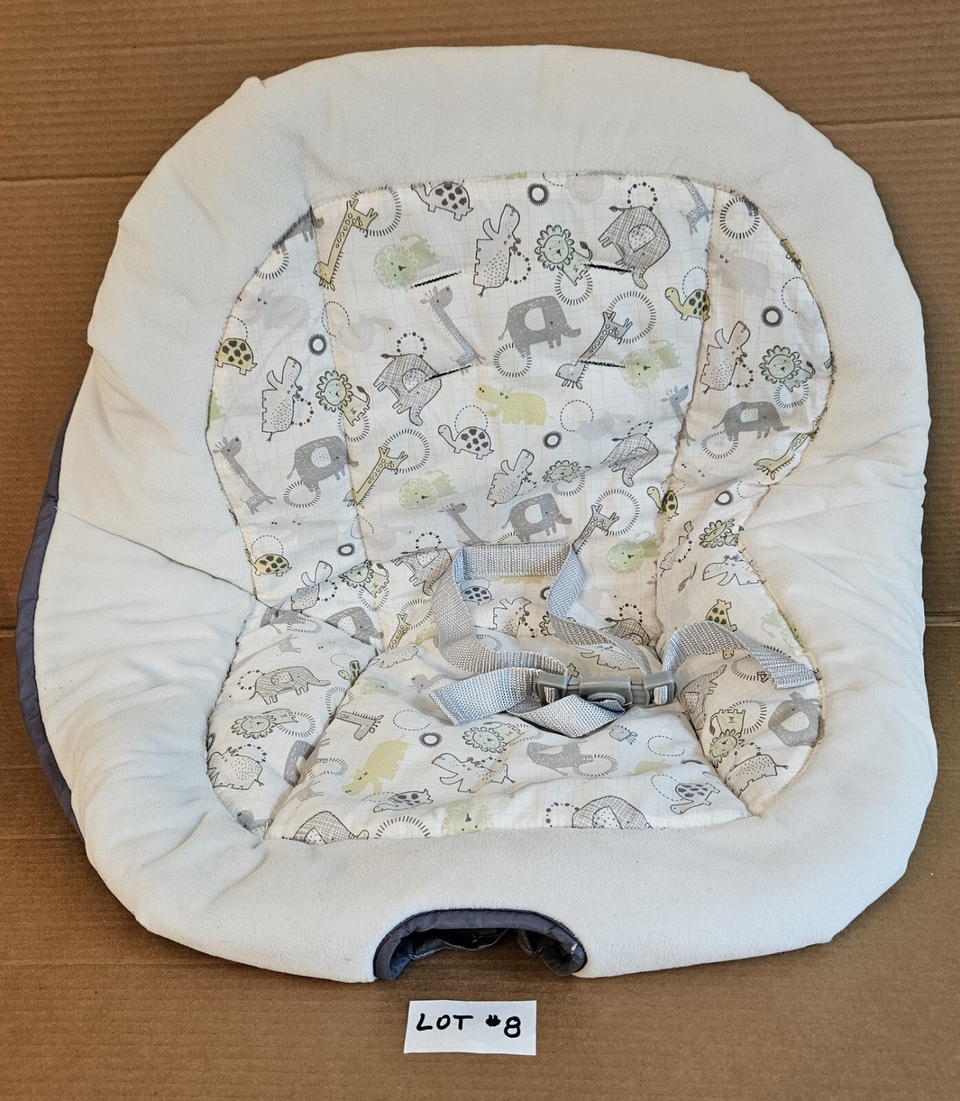 Graco Baby Simple Sway Swing Replacement Fabric Seat Cover Waist + Crotch Straps