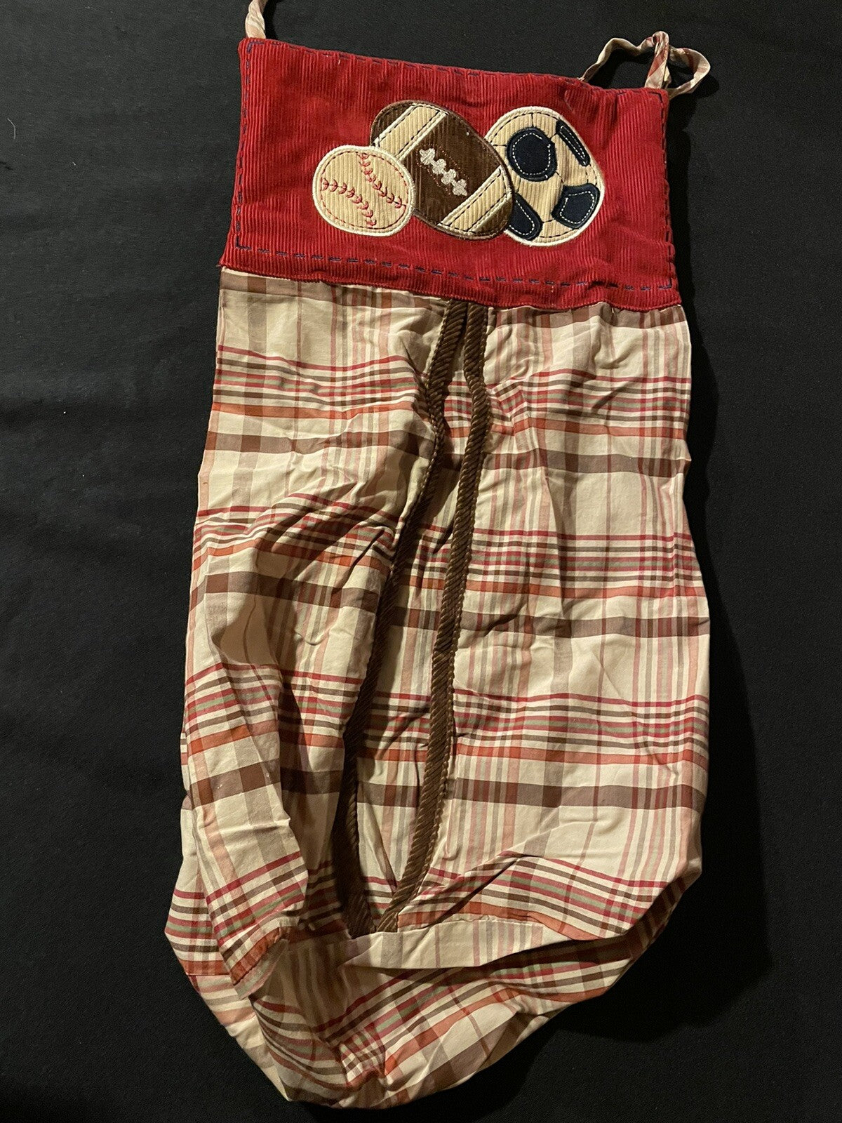 Hanging Diaper Caddy Organizer Diaper Stacker sports baseball football soccer