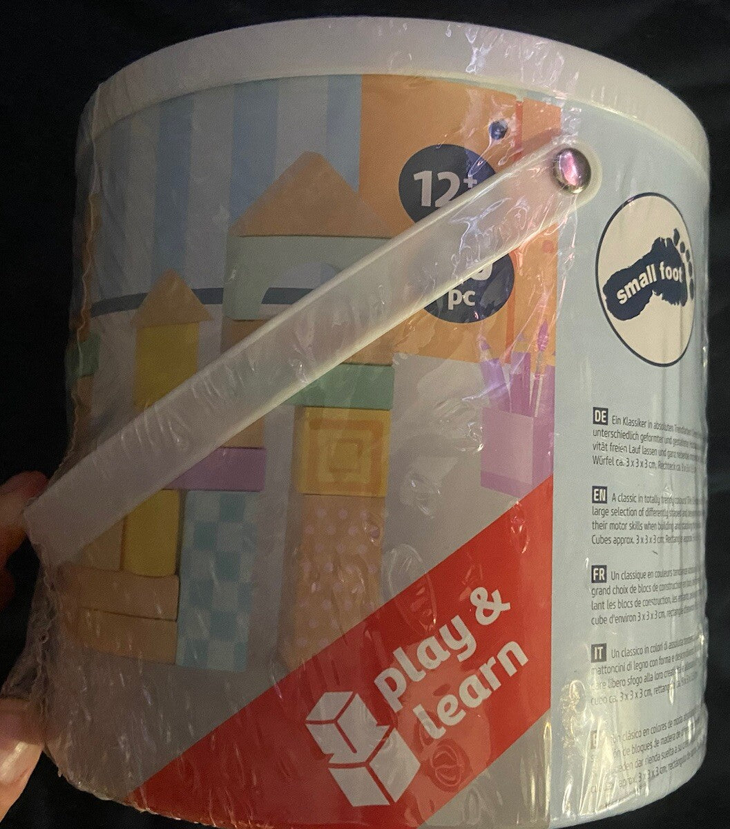 Smallfoot Play & Learn 50 Pack Blocks. 12+ Mo. Toddler Toys. Education. 