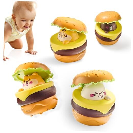 Toy Cars for Toddlers 4PCS Press and Go Vihecle Toys for Baby 1-3 Early 