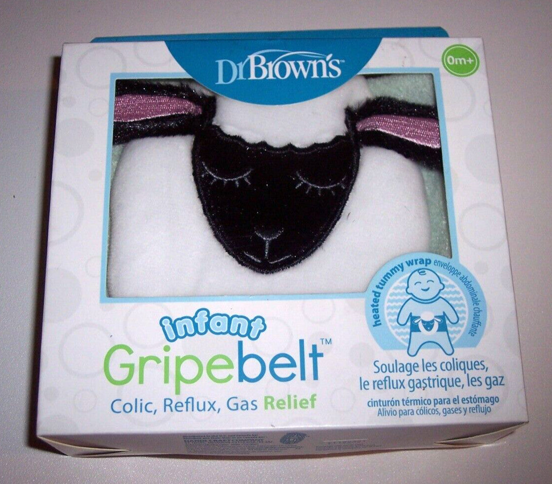 Dr Browns Infant Gripebelt gas/Colic/Reflux/heated tummy wrap BOX FLAWED SEE T5