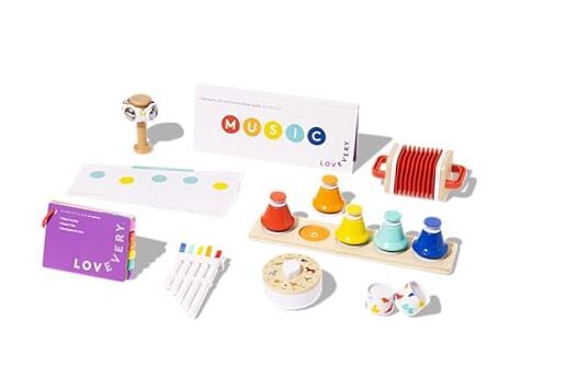  | | 6 Musical Instruments and Rhythm & Songs Book, Preschool The Music Set