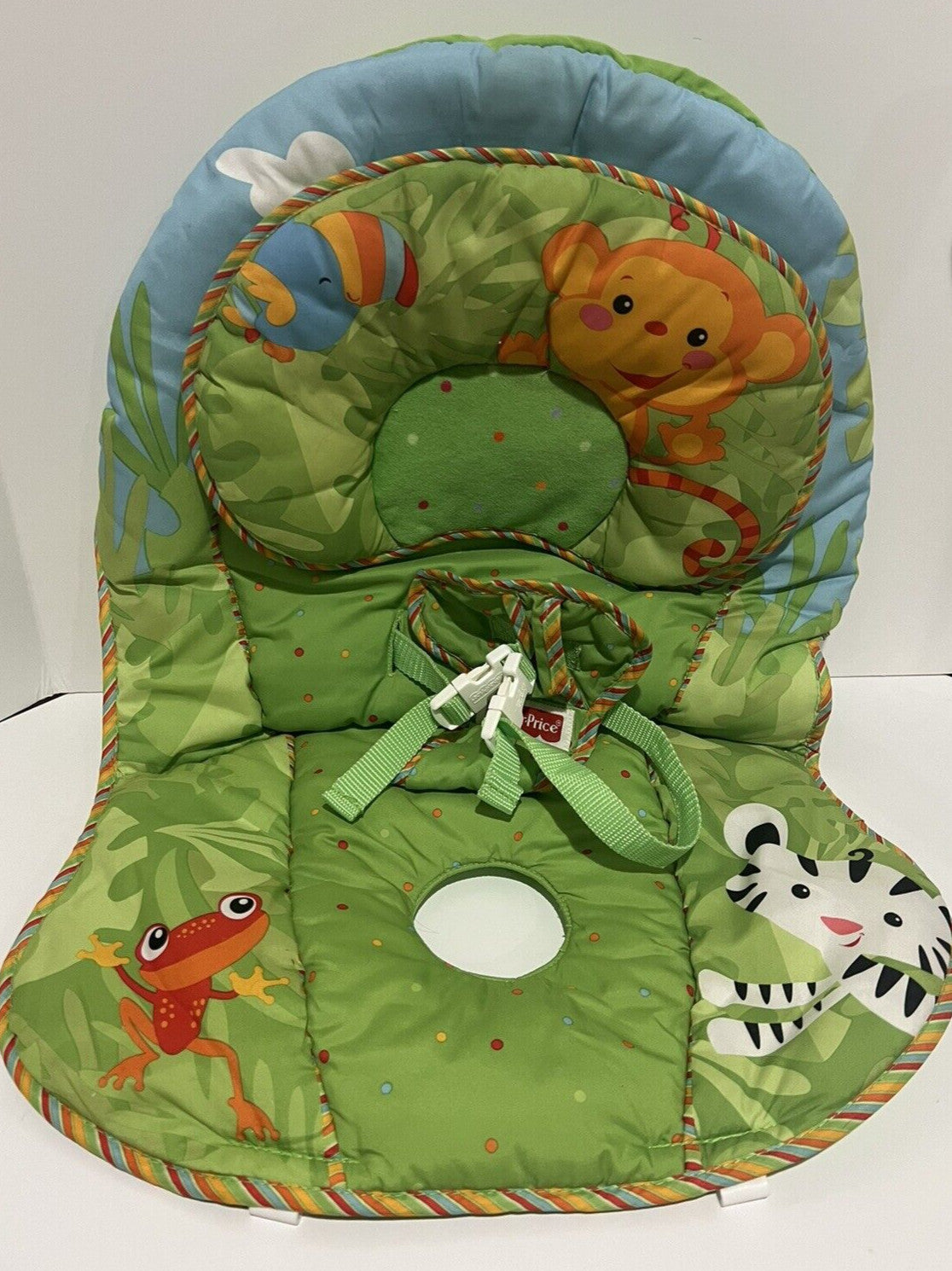 Fisher Price Rainforest Cradle Swing  Fabric Seat Cover Pad  Replacement Part