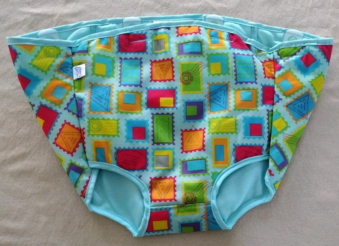 NEW Baby Exersaucer Activity Center REPLACEMENT Seat Pad World Explorer Stamps