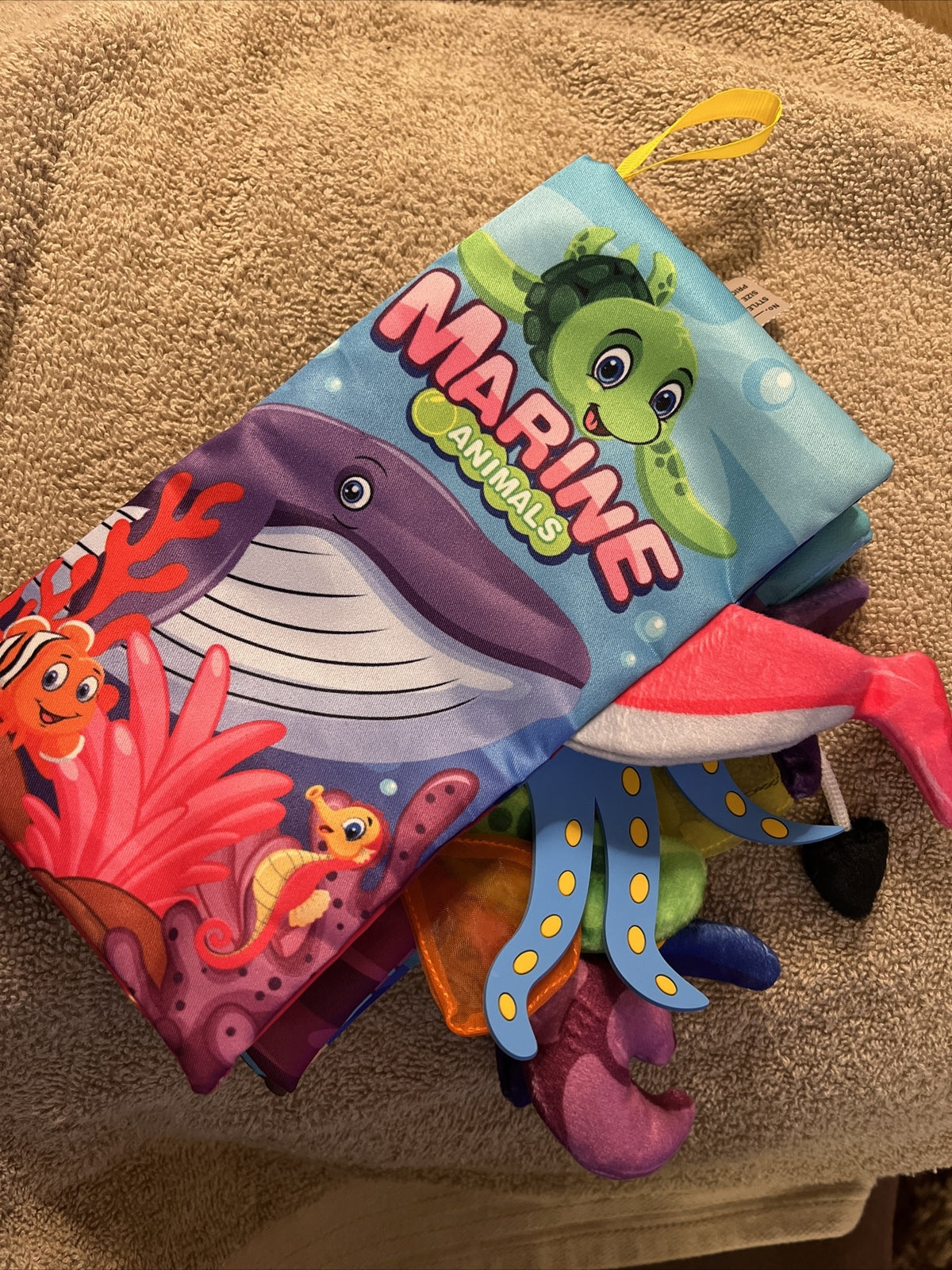 Marine Animals Soft Baby Book