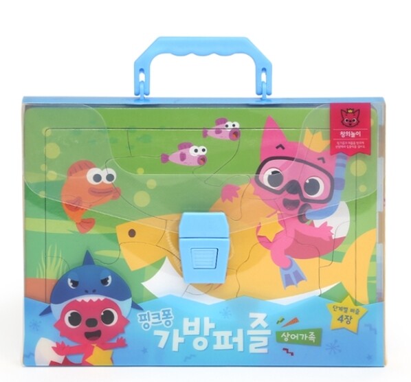 Pinkfong Shark Family Vehicle Wonderstar Jigsaw Puzzle Bag 4pcs Kids 4 Types