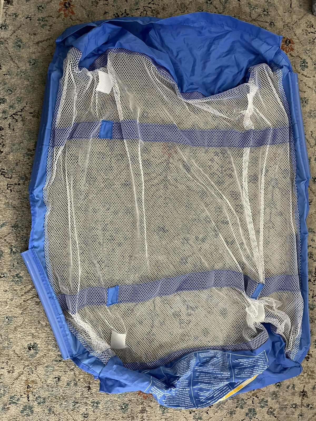 Graco Pack N Play Pen Yard  Replacement Part Infant Baby Bassinet Einstein blue