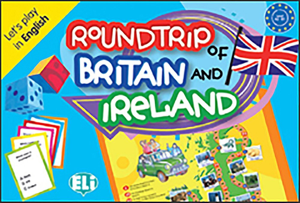 ELI GAME English teaching material board game ROUNDTRIP OF BRITAIN AND I