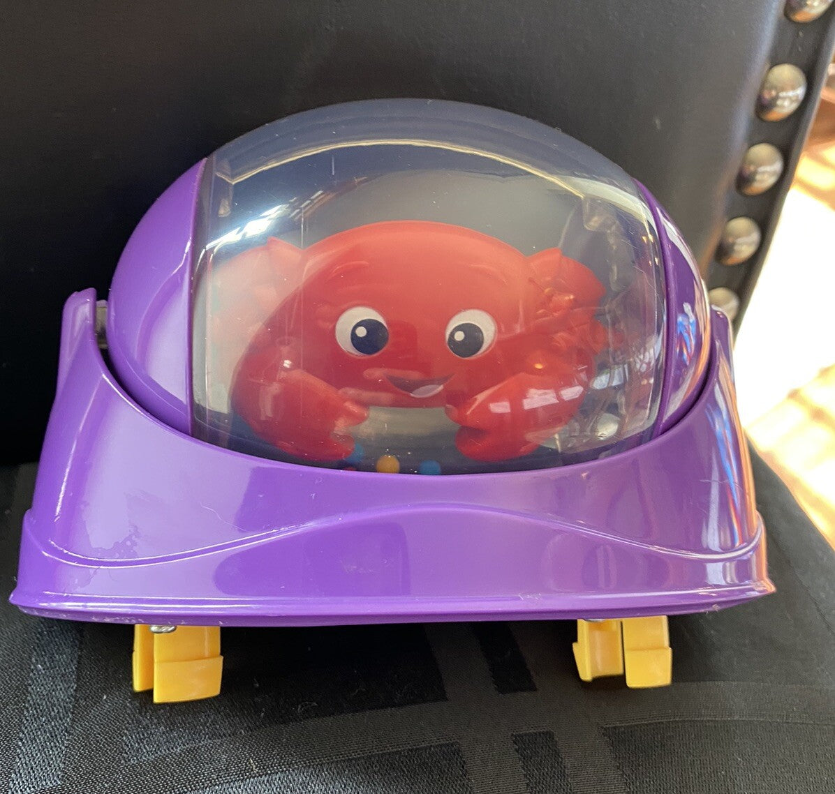 Baby Einstein Lights & Sea Exersaucer Crab Purple Spinner Toy Replacement Part