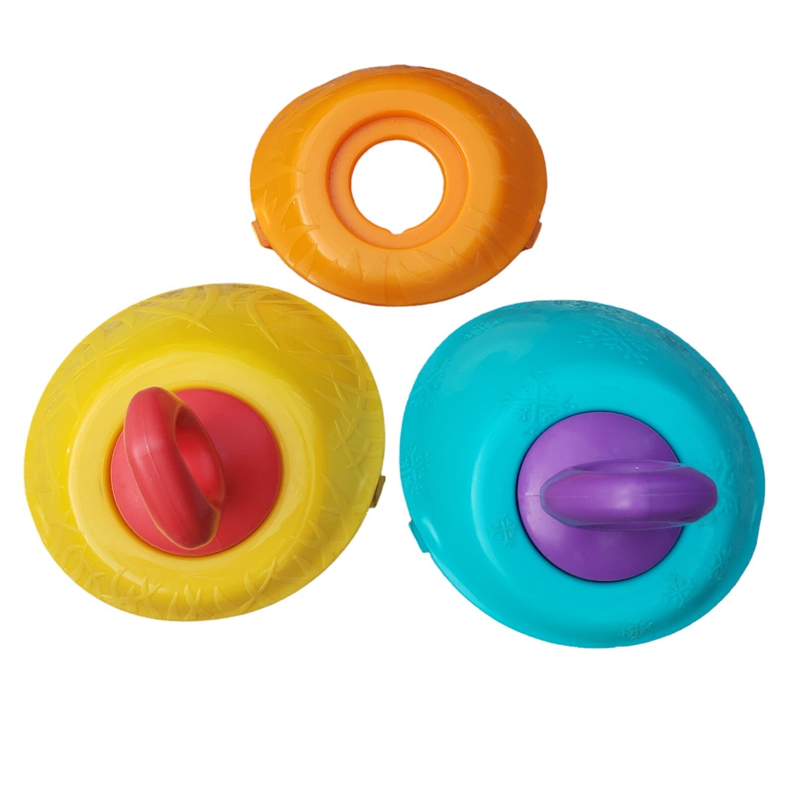 Baby Einstein Rhythm of the Reef Exersaucer Set Of 3 Toy Caps Replacement Part