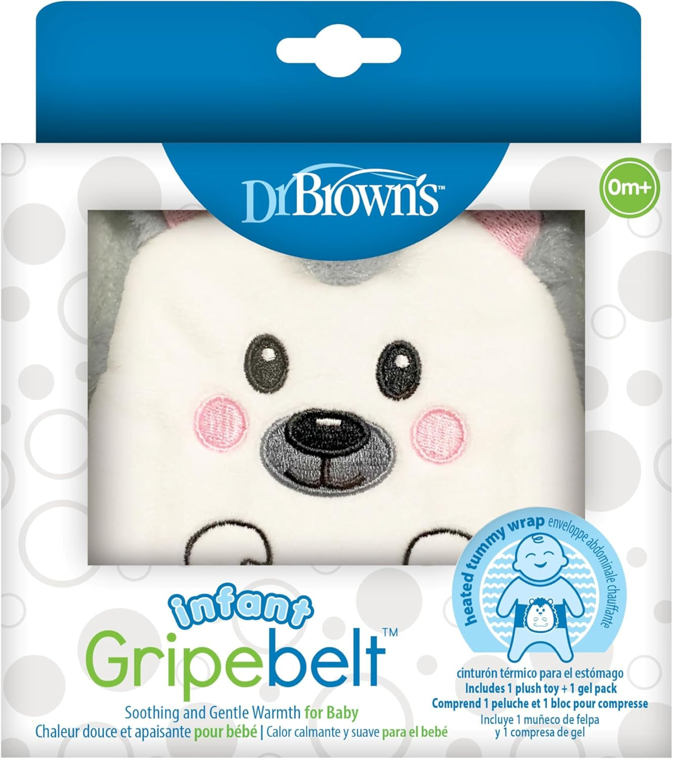 Dr. Brown'S Infant Gripebelt Heated Belly Band, Soothe Baby'S Tummy with Gentle 