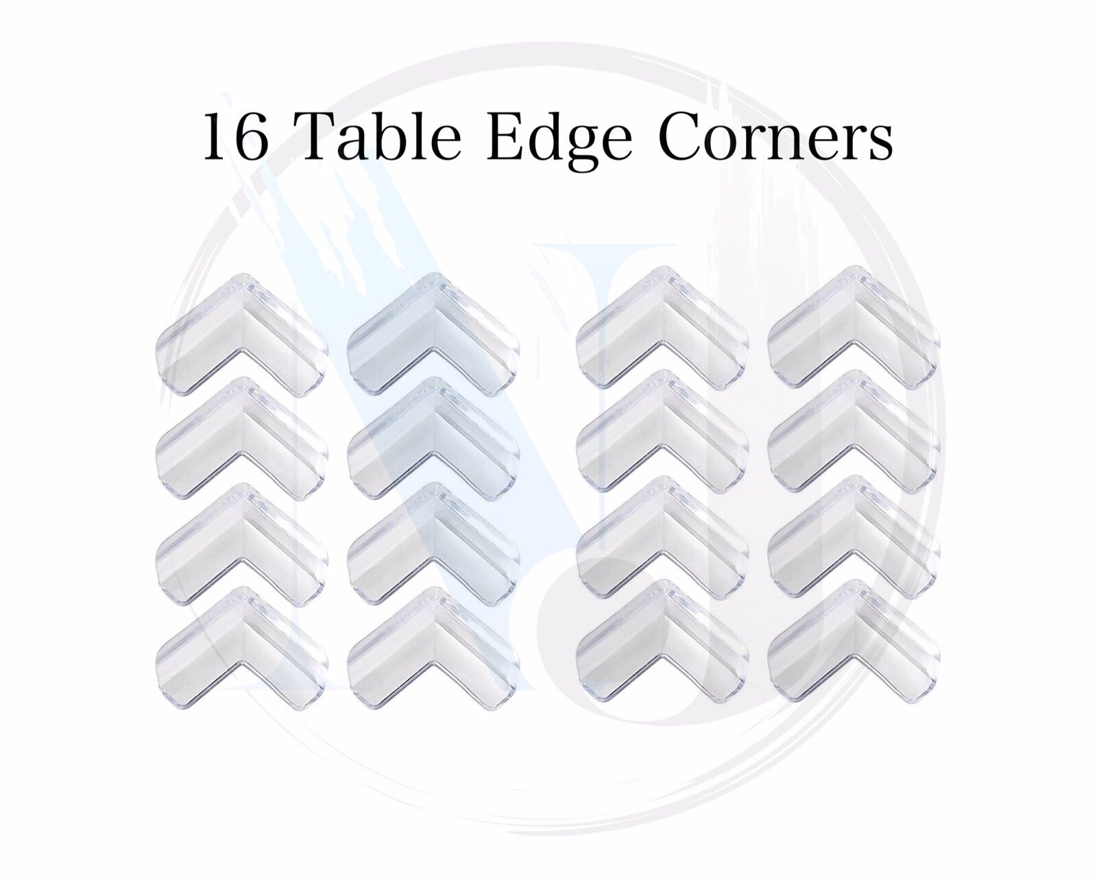 Rubber Furniture Corner Edge Table Cushion Guard Protector Baby Safety Clear