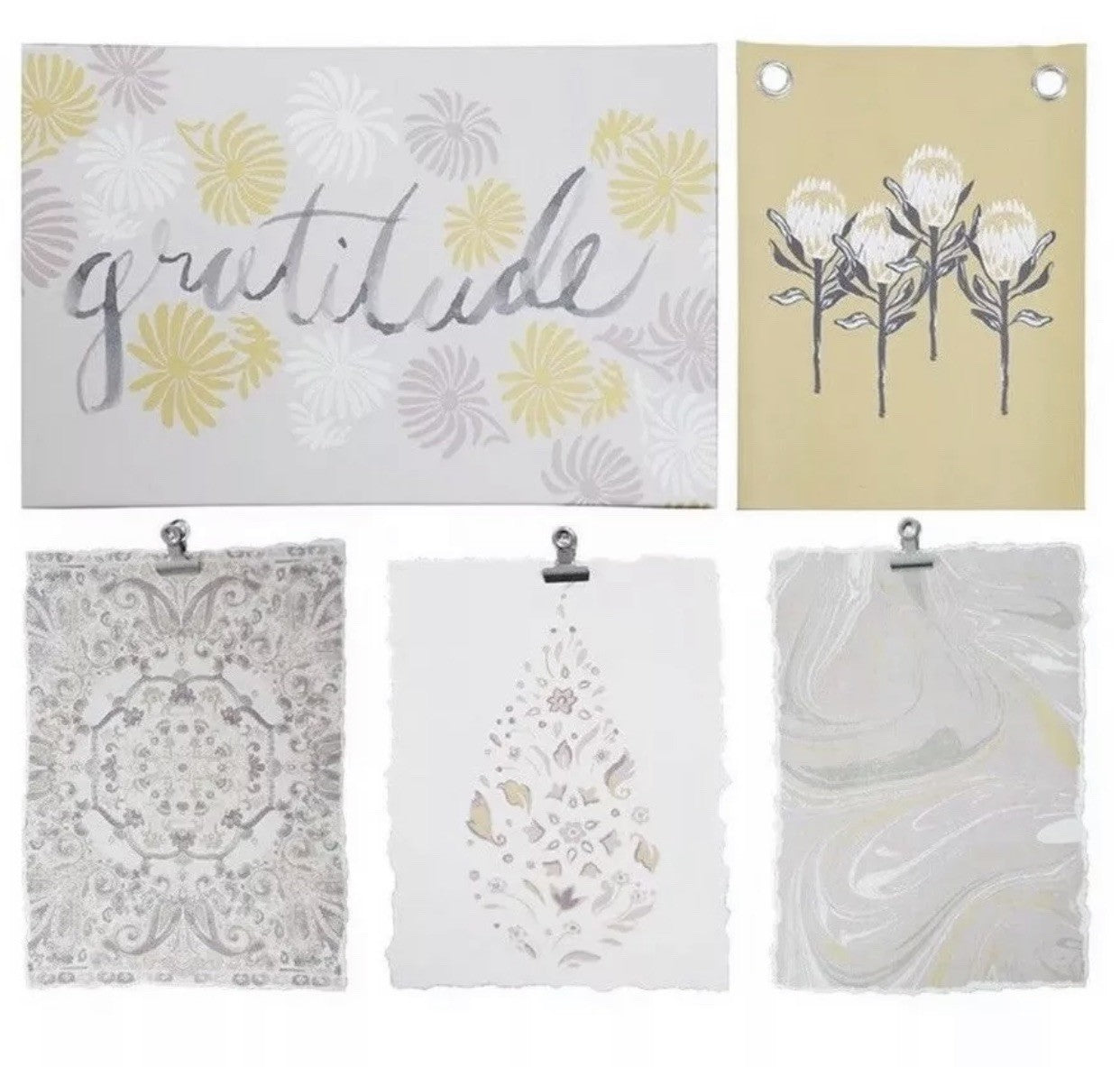 Room Essentials 5 Piece Wall Decor Set (074010439) NEW