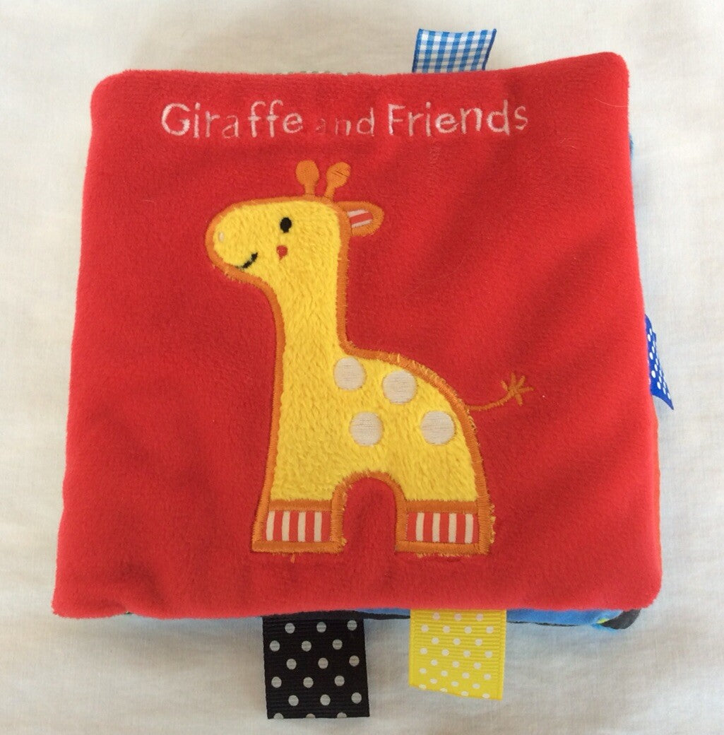 Rettore Norway Giraffe and Friends InteractIve Cloth Book
