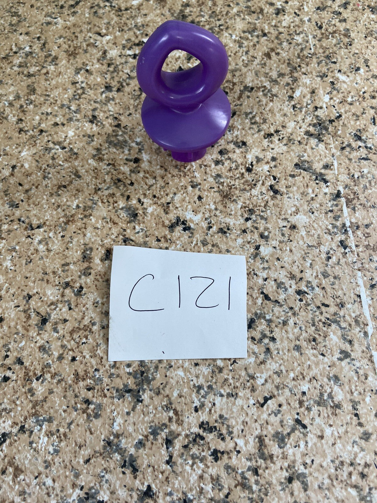 Einstein Neptune Exersaucer Replacement Part Toy Plug Peg Rhythm Of Reef Purple