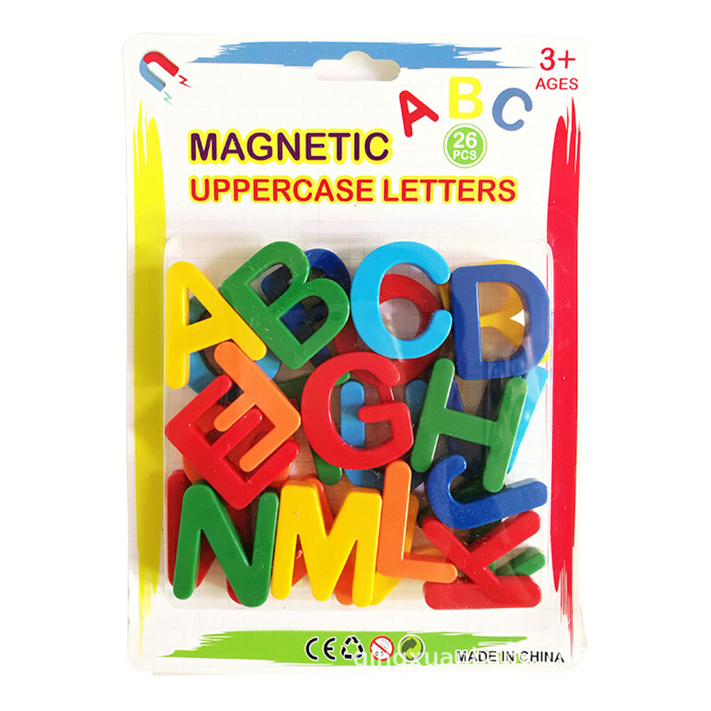 Magnetic Letters Refrigerator Stickers Set Kids Alphabet Literacy Practice Study
