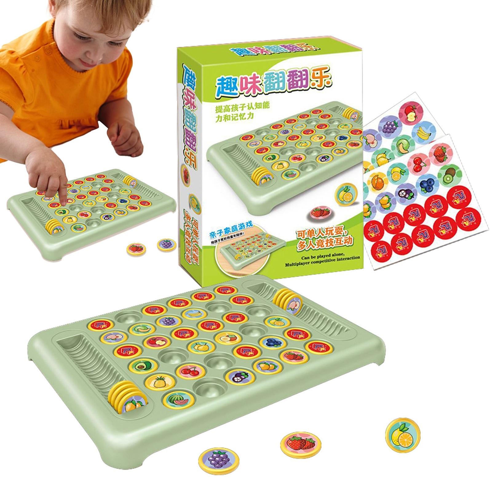 Fruit Matching Game Developmental Gift Learning Toddlers Puzzles Preschool