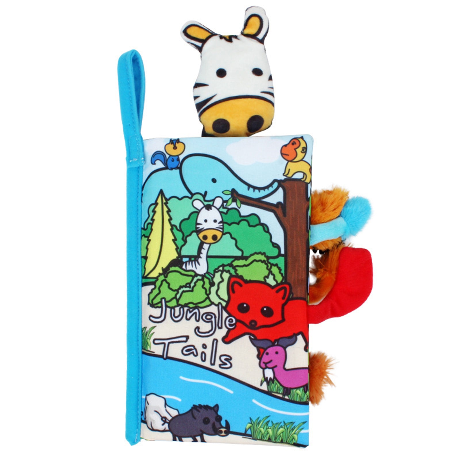 Baby Teething Book Thickening Washable Early Children Development Tail Cloth