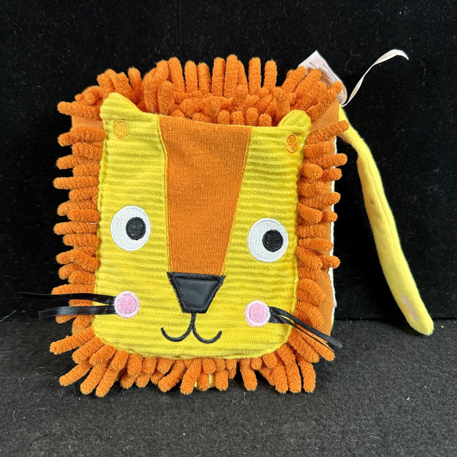 Make Believe Ideas Noisy Lion Roars Baby Cloth Book 8" Toy Plush Stuffed