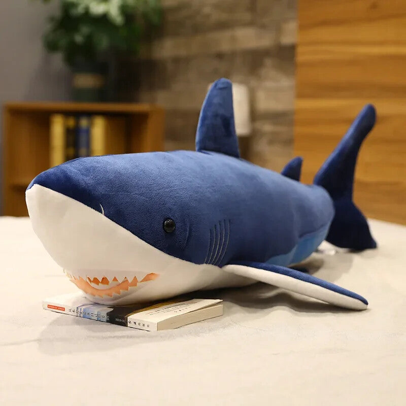 Giant Soft Shark Plush Toys Stuffed Sleeping Pillow Cushion Doll Birthday Gifts