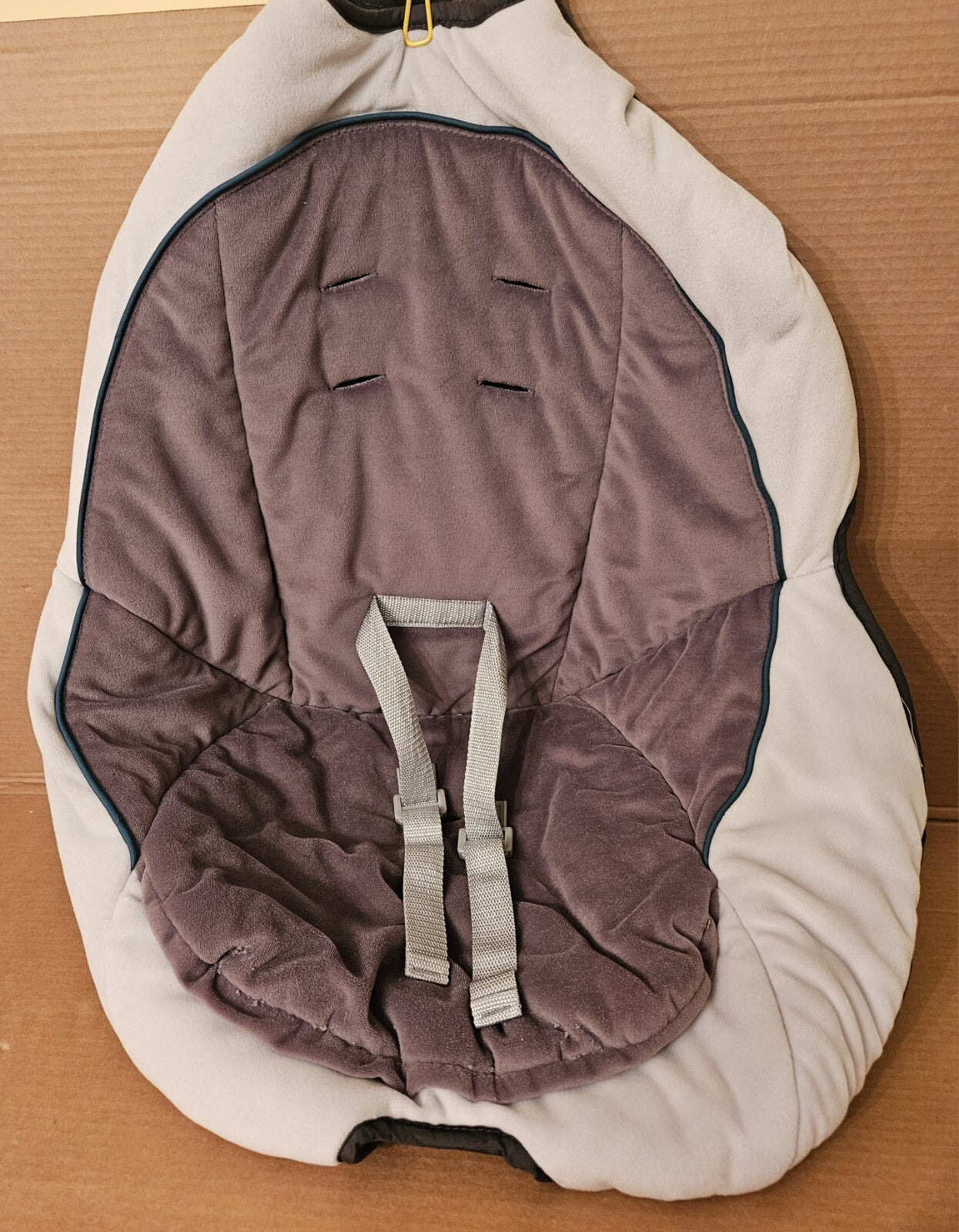 Graco DuetSoothe Swing Rocker Sapphire Replacement Seat Cover Dark + Light Gray