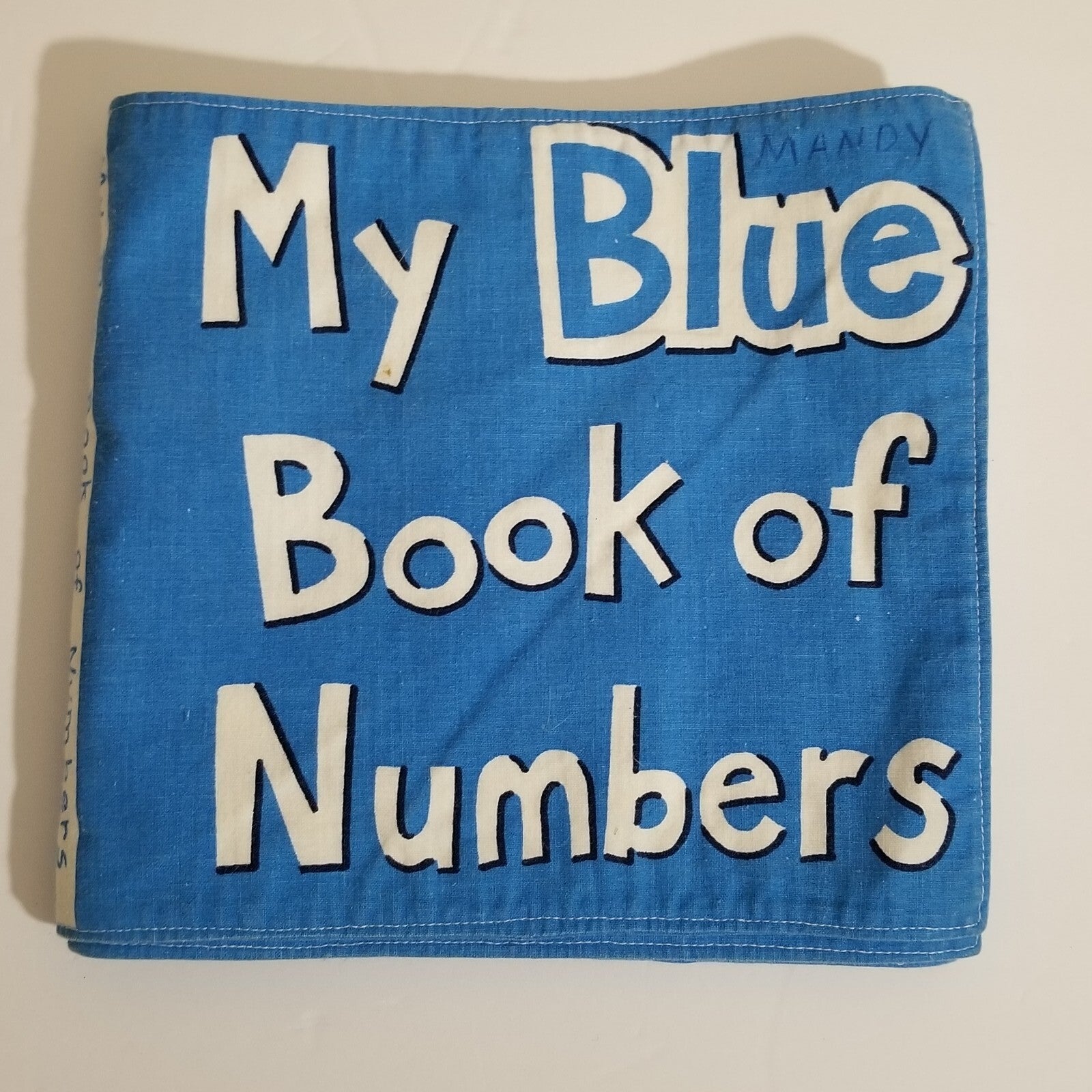 Vtg Soft Cover Pages 'My Blue Book of Numbers' Child Children