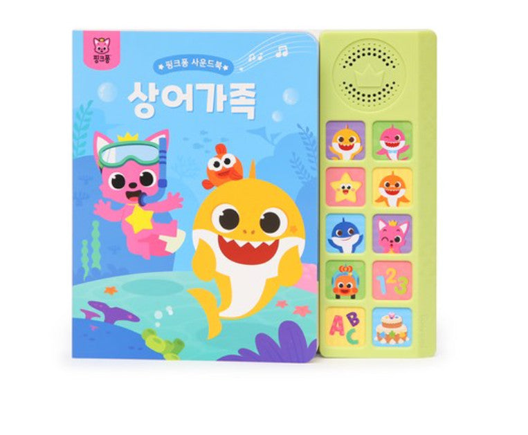 PINKFONG Sound Book Best 3 Dinosaur Song/ Animal Song/ Shark Family Korean Ver.