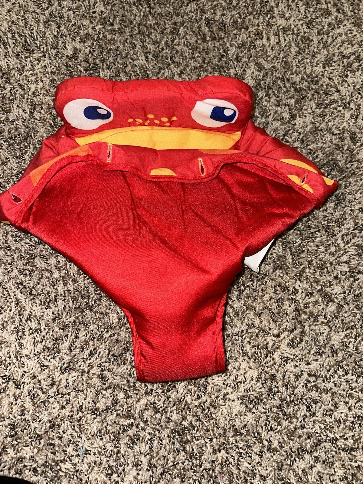 Fisher Price Rainforest Jumperoo SEAT COVER Red Frog Replacement Part 