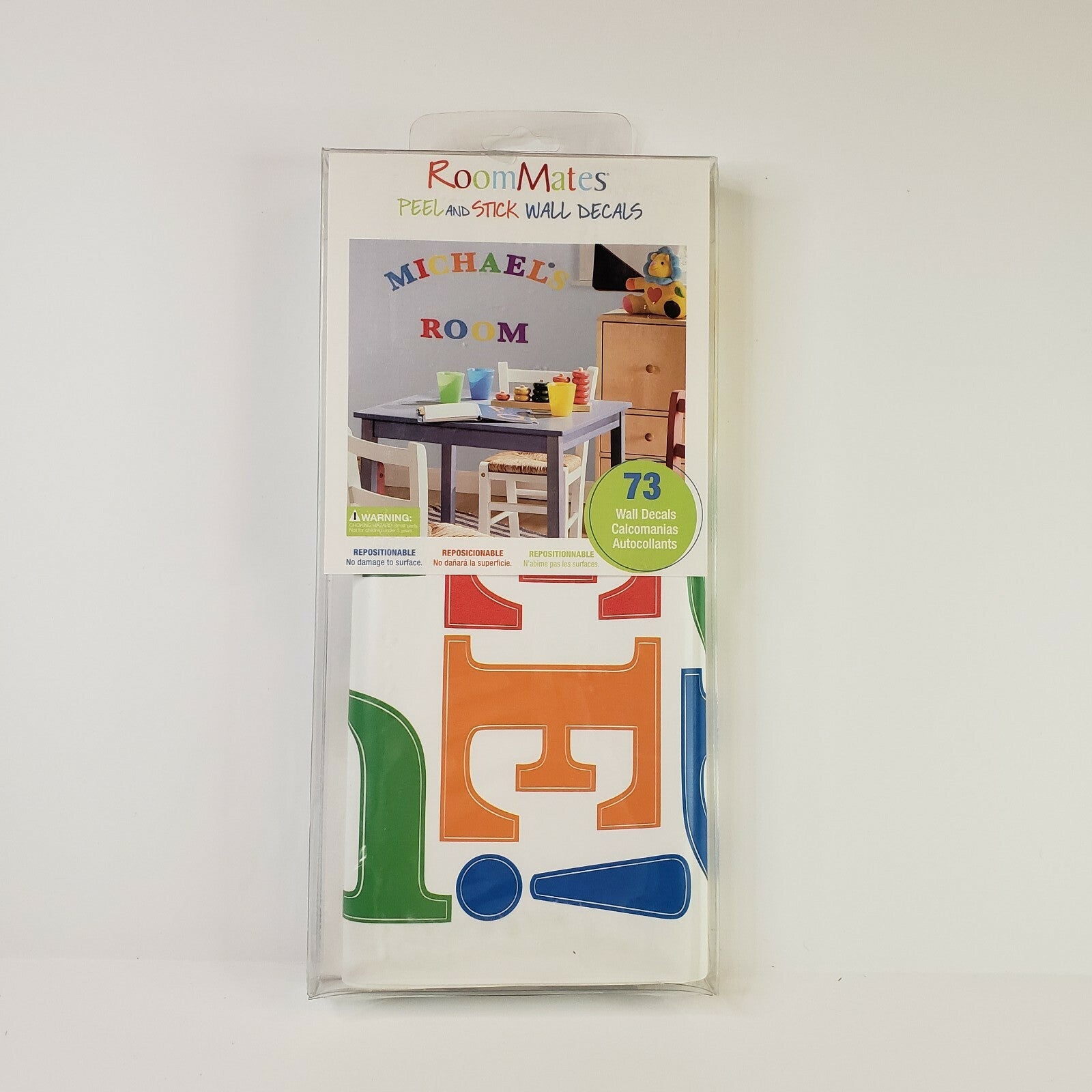RoomMates Express Yourself Primary Peel and Stick Wall Decals