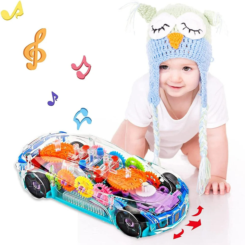 Electric Car Toys for Toddlers w/ Cool Light & Sound Effect Christmas Gift 