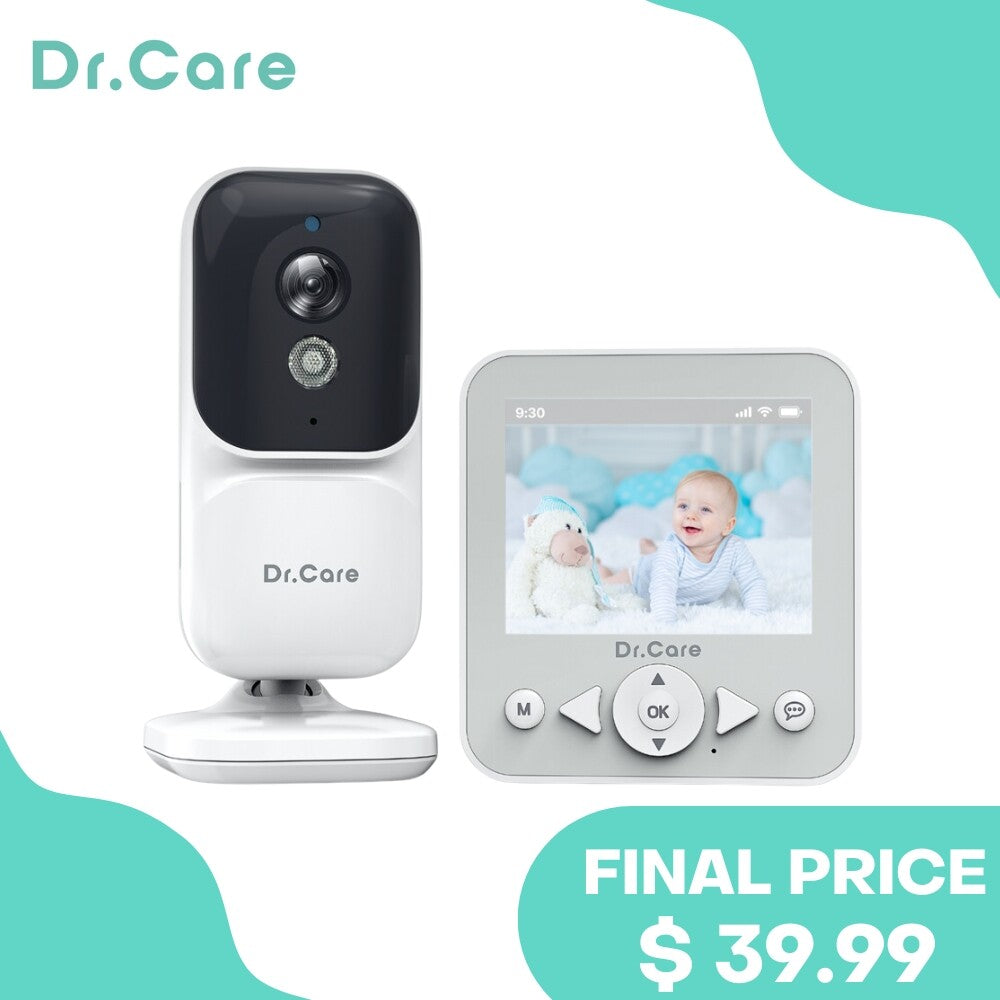 Dr. Care Video Baby Monitor 2.8 Display Night Vision No-wifi Camera 1000ft Rang
