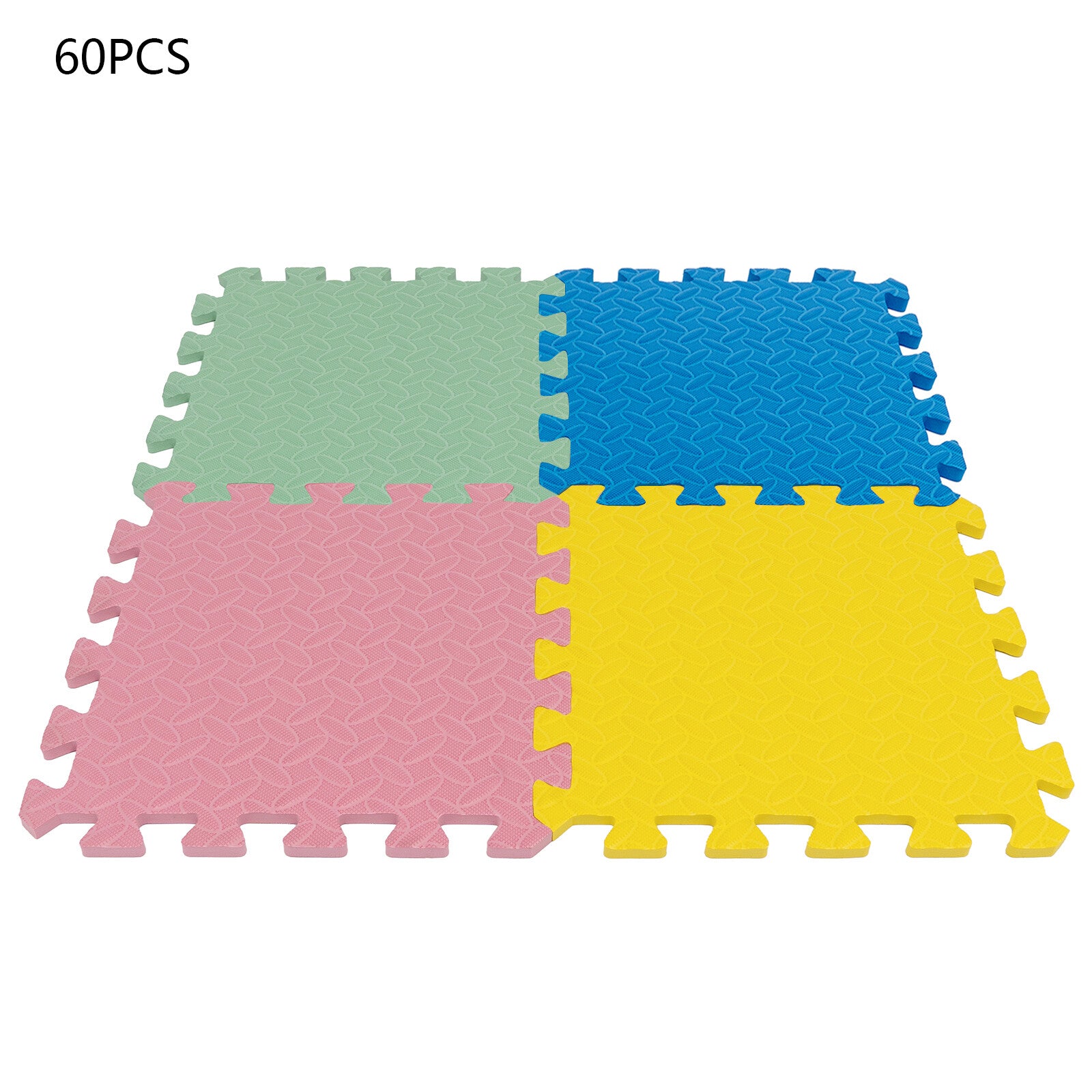 60PCS EVA Foam Floor Mat for Kids Play Mats, Baby Toddlers, Soft and Thick