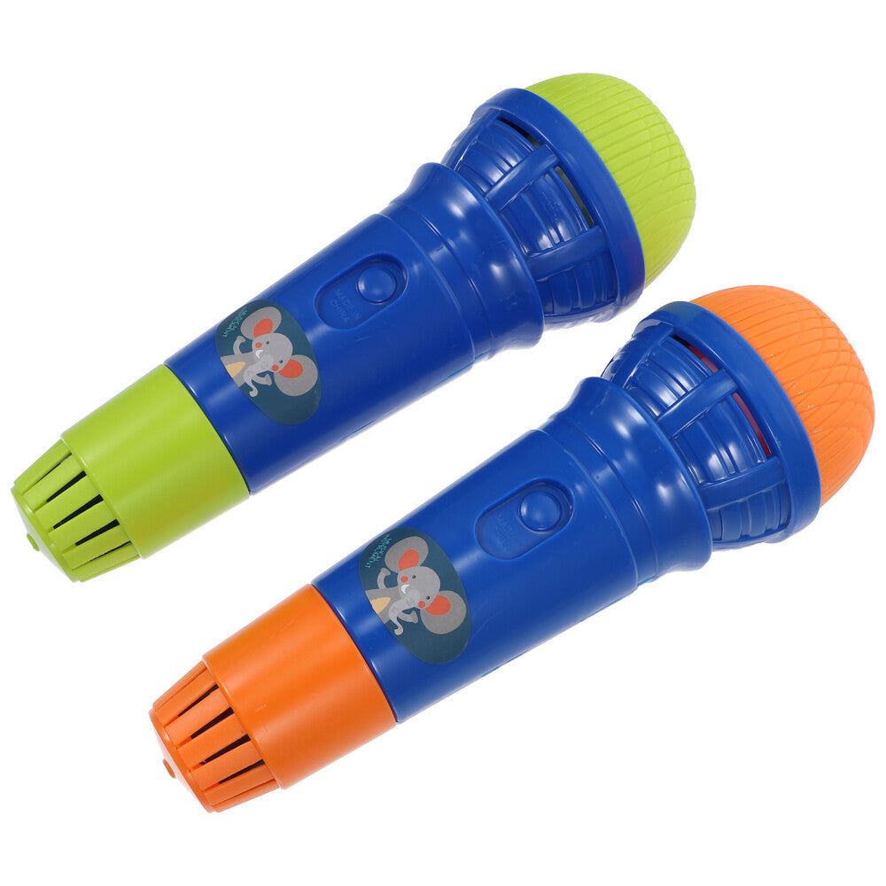 2PCS Child Microphone Rock Star Toy Kids Costume Prop Microphone Toys