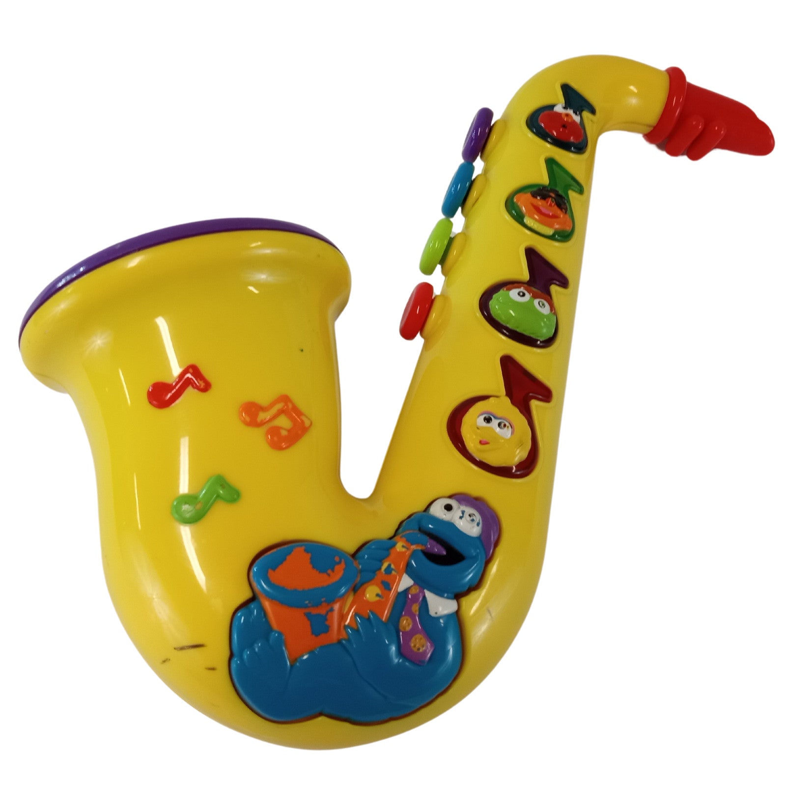 Sesame Street Cookie Monster Musical Toy Saxophone-Interactive Sound Instrument
