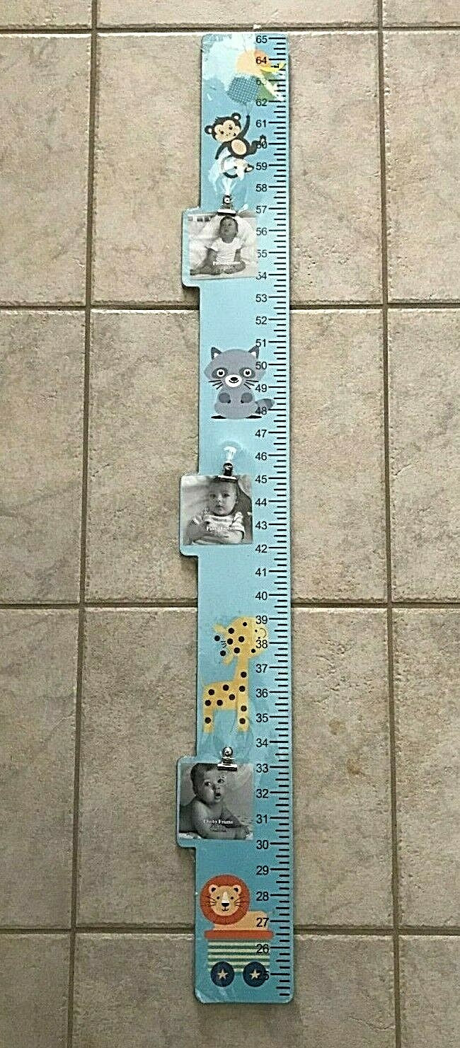 MOMENTUM BRANDS Baby 3 in. x 3 in. Clip Photo Frame Decorative Growth Chart NEW 