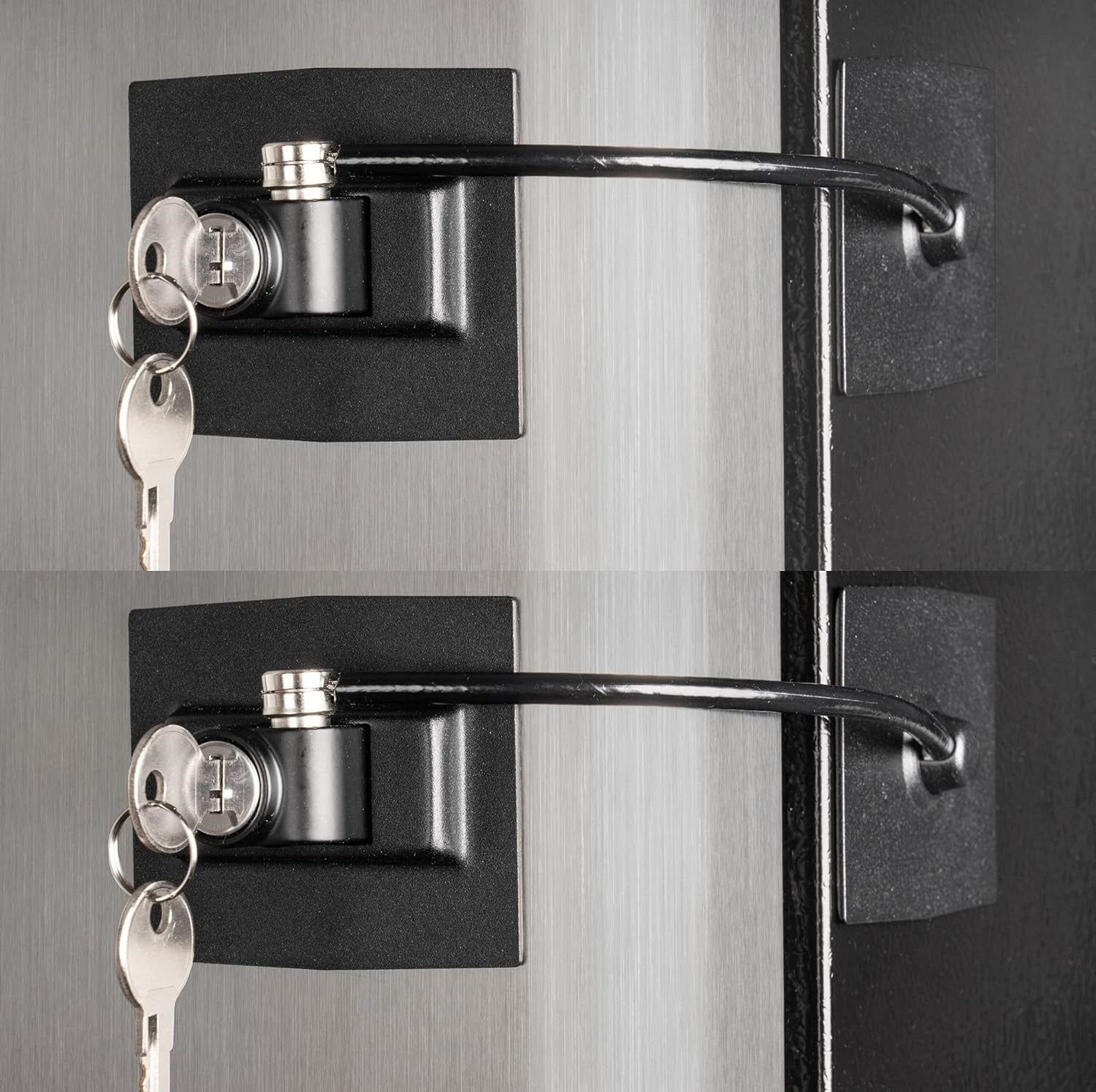 2-Pack Guardianite Premium Refrigerator Door Lock with Built-in Keyed Lock (2-Pa