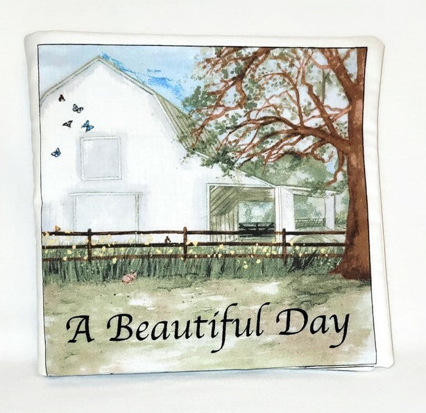 A Beautiful Day - Soft Cloth Book for Babies, Children, Boys, Girls, Toddlers