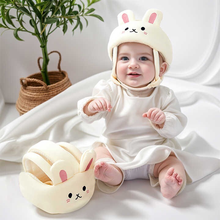 Baby Infant Toddler No Bump Safety Head Cushion Bumper Bonnet Adjustable Protect