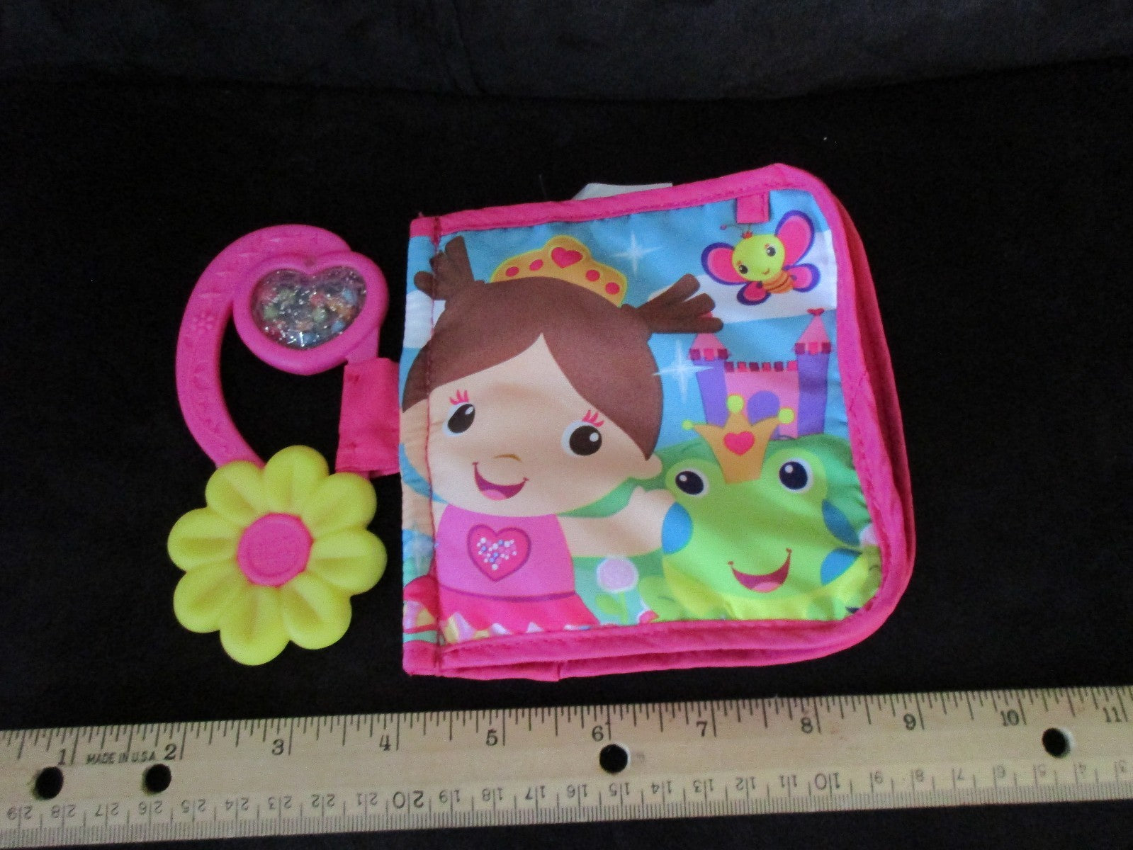 Bright Stars Pretty Palace Activity Book Infant Rattle Mirror Crinkle Teether 