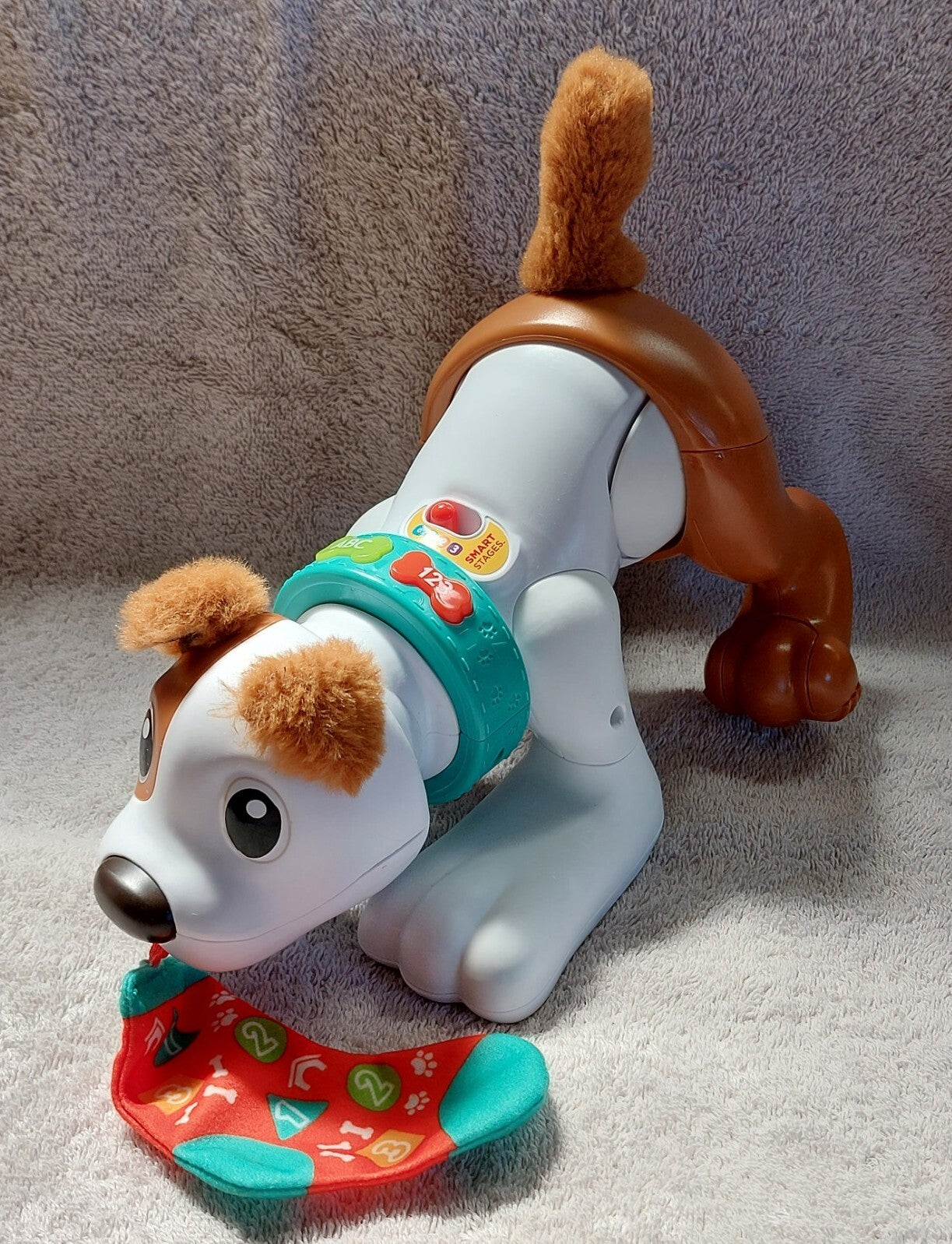Fisher-Price Smart Stages 123 Crawl with Me Puppy Musical Infant Toddler Toy 