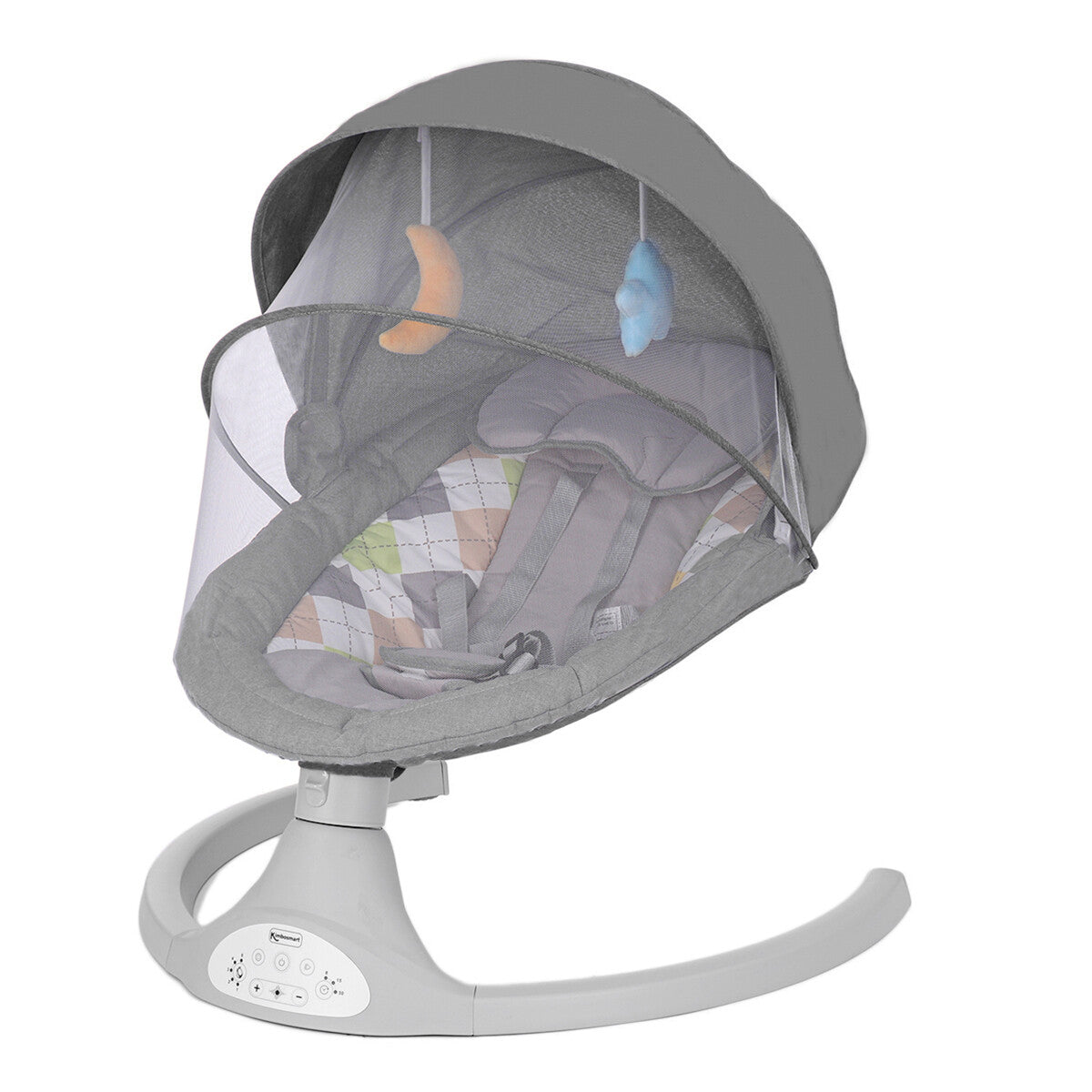  5 Speed Baby Swing Electric Bouncer bluetooth Infant Swing w/Remote Control US
