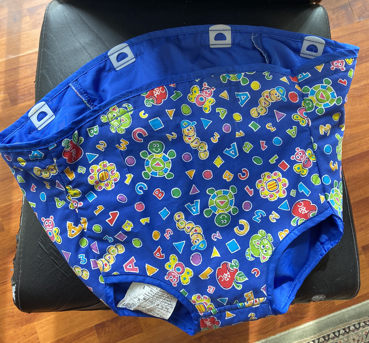 Evenflo ABC Activity Exersaucer  Blue Fabric Seat Cover Pad Replacement Part