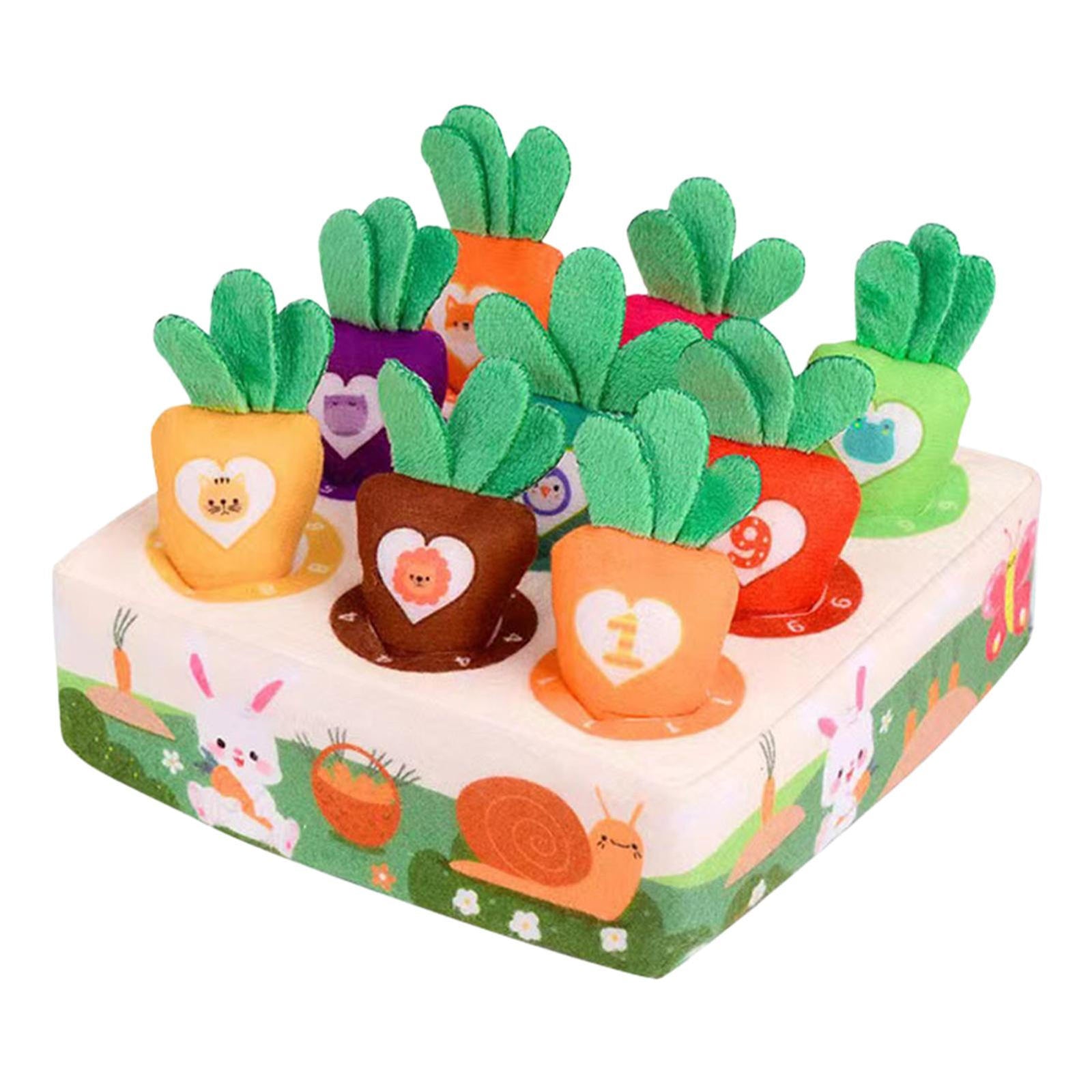 Montessori Toys Carrot Harvest Stuffed Montessori Toys Carrots Harvest Game