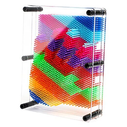 3D Pin Art Toy, Pin Art Board Pin Art Toy for Kids, Sensory Toys for Multicolor
